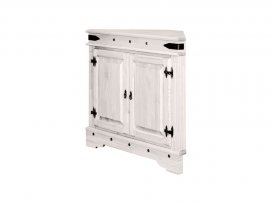 Тумба Викинг 02 угловая (белый)