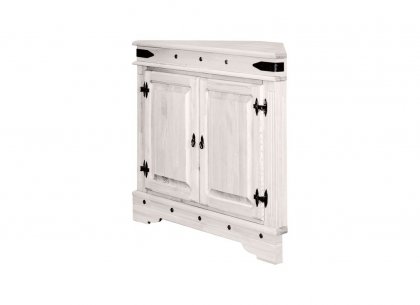 Тумба Викинг 02 угловая (белый)