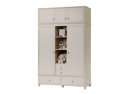 Шкаф Бетти 3-ств №3 с антресолью