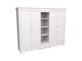 Шкаф 5-дверный с полками БЕЙЛИ