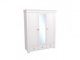 Шкаф 3-х дверный с зеркалом БЕЙЛИ