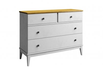 Комод Бон Вояж 04 (белый лак/антик 24)