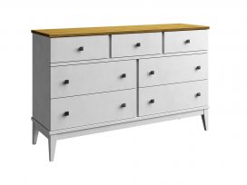 Комод Бон Вояж 07 (белый лак/антик 24)