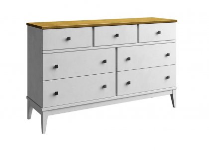 Комод Бон Вояж 07 (белый лак/антик 24)