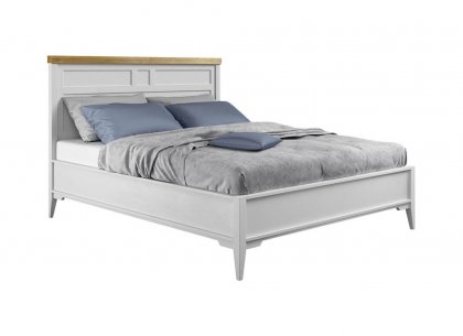 Кровать 160х200 Бон Вояж (белый лак/антик 24)