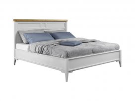 Кровать 180х200 Бон Вояж (белый лак/антик 24)