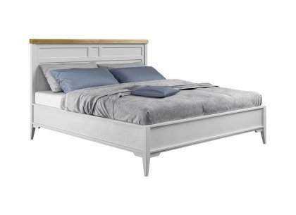 Кровать 180х200 Бон Вояж (белый лак/антик 24)