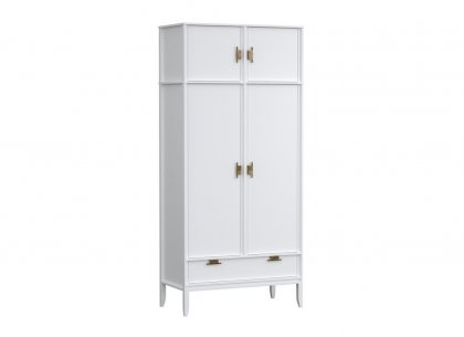 Антресоль к 2-х дверному шкафу Бридж (белый лак) 91602