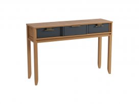 Консоль Бридж 3 ящика (браун / серый 7012) 96903