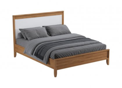 Кровать Бридж 160х200 (браун / белый лак) 92160