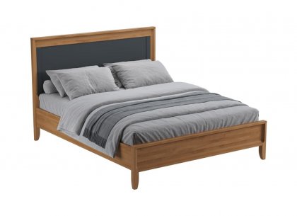 Кровать Бридж 160х200 (браун / серый 7012) 96160