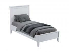 Кровать Бридж 90х200 (белый лак) 91090