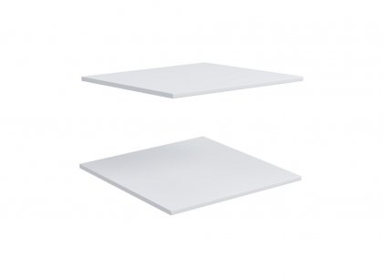 Полки встраиваемые для шкафов Бридж 2шт (белый лак) 91002