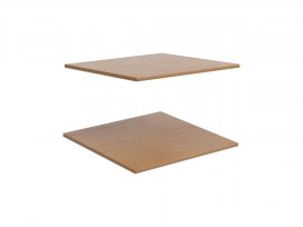 Полки встраиваемые для шкафов Бридж 2шт (браун) 90002