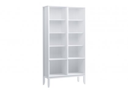 Шкаф для книг Бридж широкий (шкаф для посуды 000) (белый лак) 91000