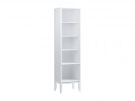 Шкаф для книг Бридж узкий (шкаф для посуды 00) (белый лак) 91100