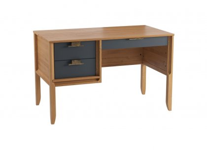 Стол письменный Бридж однотумбовый (браун / серый 7012) 96300