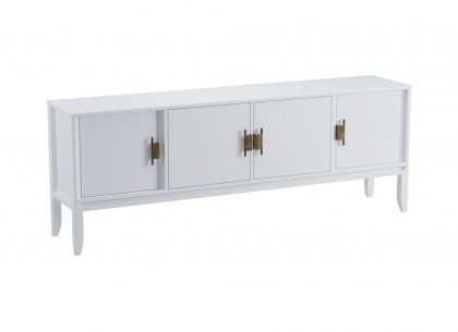 Тумба ТВ Бридж 4 двери (тумба ТВ 40) (белый лак) 91040