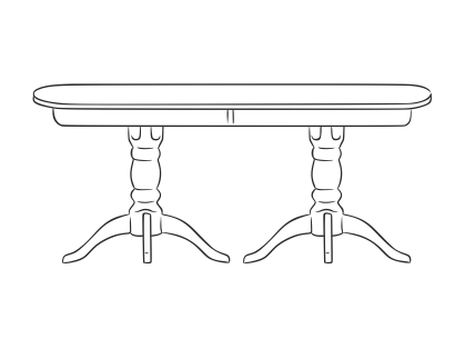 Столы овальные