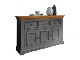 Комод буфета 3 двери 3 ящика Форест Графит 46733