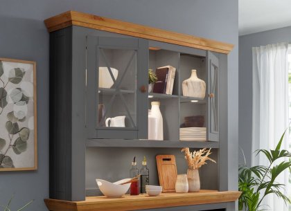 Надстройка комода (буфет большой) Форест Графит 49733