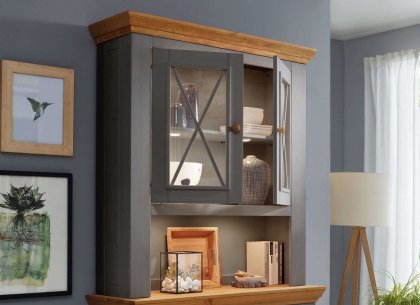 Надстройка комода (буфет малый) Форест Графит 49722