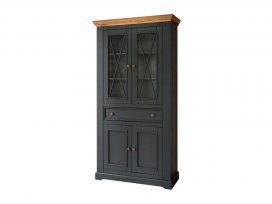 Шкаф для посуды Форест Графит широкий 46221