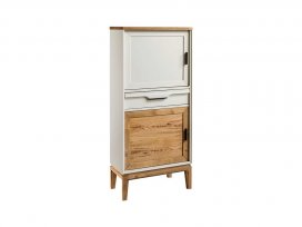 Шкаф для посуды 21 Гранада (белый воск/антик 24)