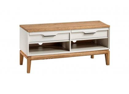 Тумба ТВ 02 Гранада (белый воск/антик 24)