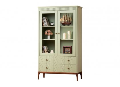 Шкаф книжный Грета №10-140/180