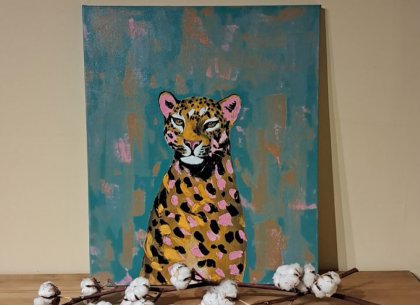 Картина Гламурный леопард