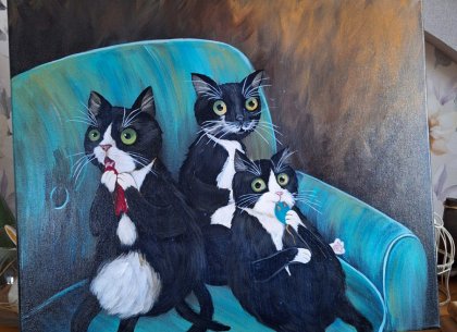 Картина Три кота