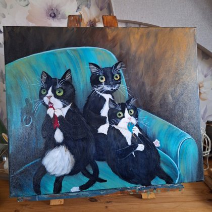 Картина Три кота