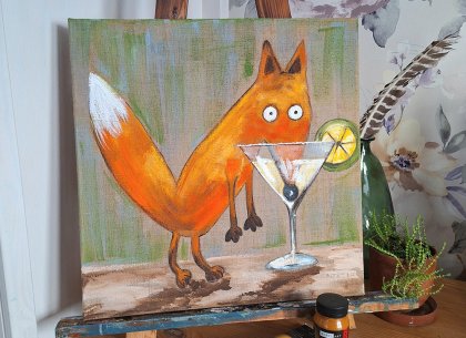 Картина Лиса устала