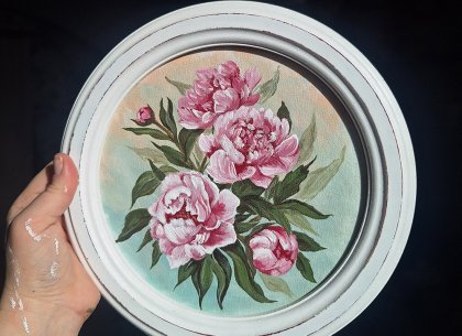 Картина Пионы