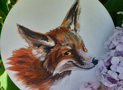 Картина Хитрая лиса