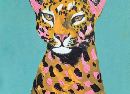 Картина Гламурный леопард