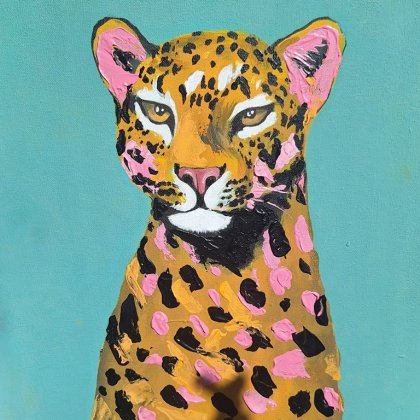 Картина Гламурный леопард