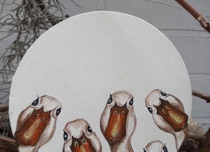 Картина Гуси