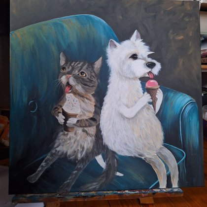 Картина Два друга