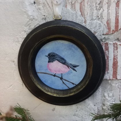 Картина Малиновогрудая петроика