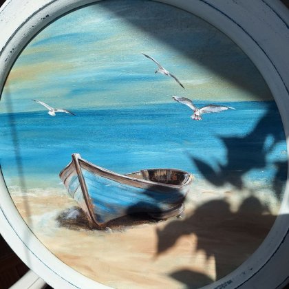 Картина Лодка