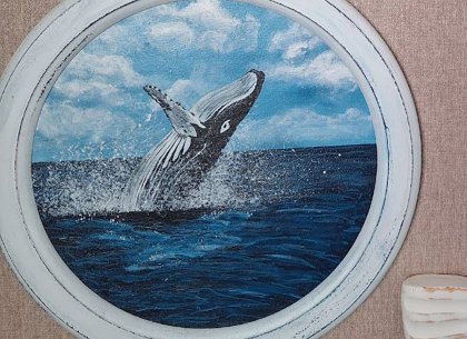 Картина Кит большой