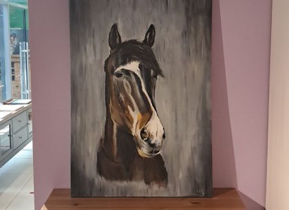 Картина Лошадь (масло)