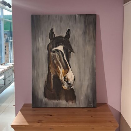 Картина Лошадь (масло)