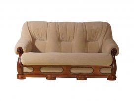 Диван тройной Классика (ткань бежевая)