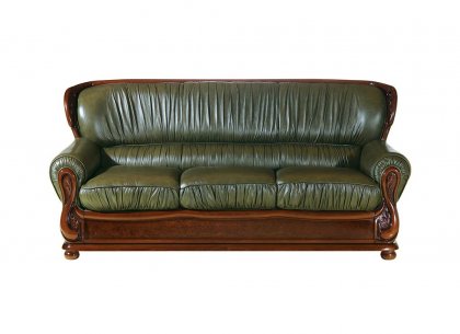 Диван тройной Лион (кожа 1)