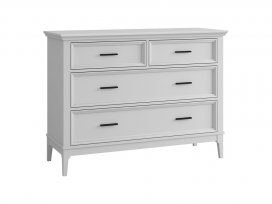 Комод Квадро-С 04 (белый лак)