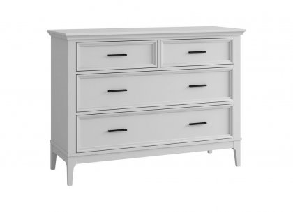 Комод Квадро-С 04 (белый лак)