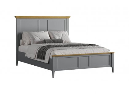 Кровать Квадро-С 140*200 (серый 7042 + антик 24)